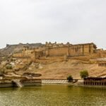 amber fort view from maotha lake